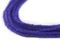 The Bead Chest 2mm Glass Seed Beads - Full Strand of Afghani Tribal Beads (Blue) - Bunch of 10 Strands